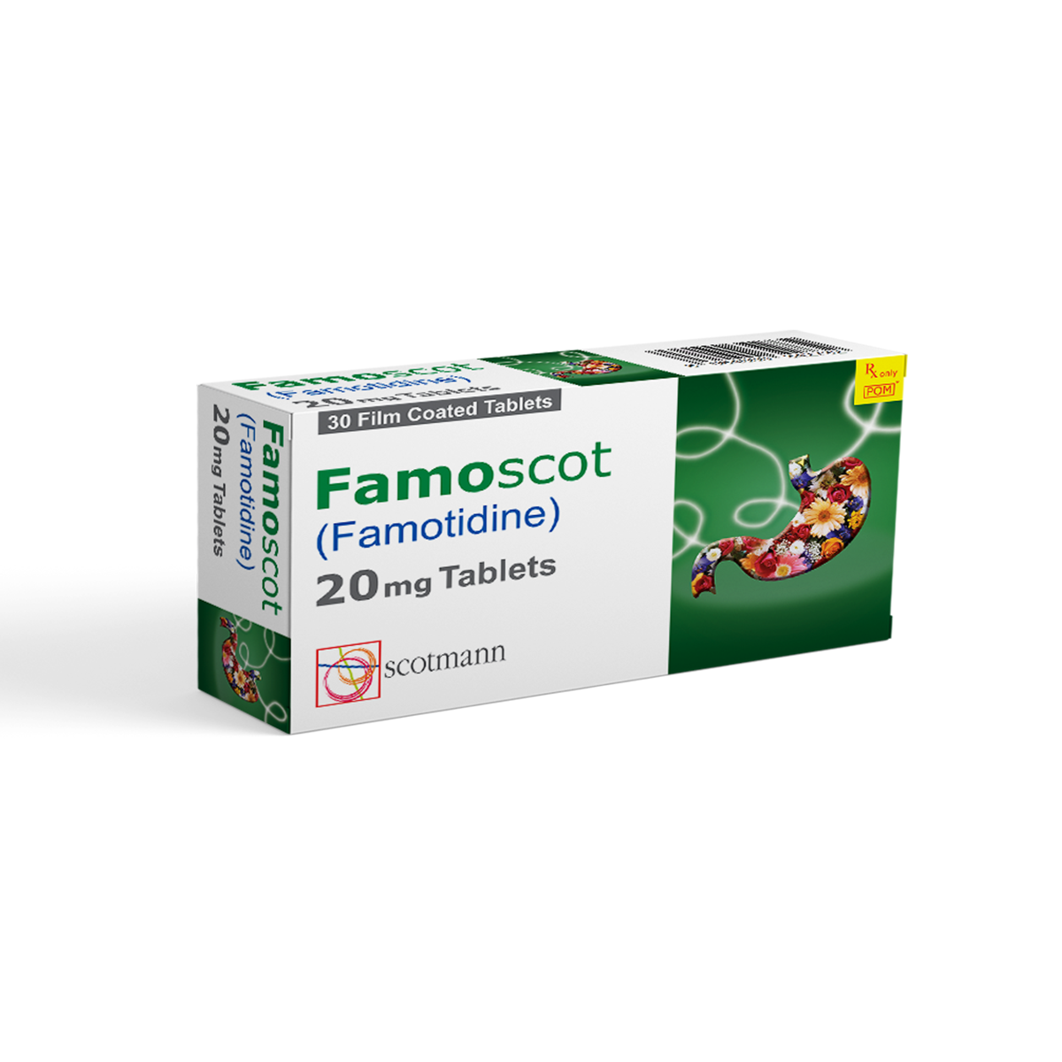 Famoscot | Famotidine | Anti Ulcerants | Scotmann